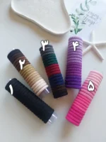 باکس ۲۰ عددی کش مو حوله ای راه راه - Image 5