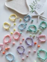 مینی اسکرانچی گیلاس رنگی ( تکی)