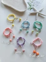 مینی اسکرانچی گیلاس رنگی ( تکی) - Image 3