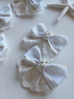 گیره پاپیونی مرواریدی هلالی - Image 6