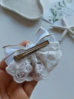 گیره پاپیونی مرواریدی هلالی - Image 4