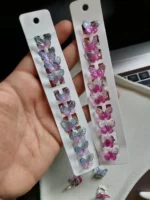 قفل مو پروانه شیشه ای ( تکی ) - Image 2