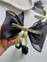 پاپیون حریر لاله آویزدار - Image 5