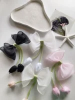 پاپیون حریر لاله آویزدار - Image 4