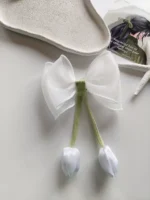 پاپیون حریر لاله آویزدار - Image 7