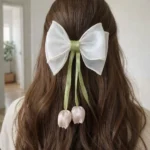 پاپیون حریر لاله آویزدار - Image 2