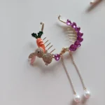 کلیپس گوجه ای خرگوش نگیندار - Image 3