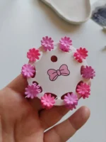 مینی کلیپس بابونه کارتی ۱۰ تایی - Image 2