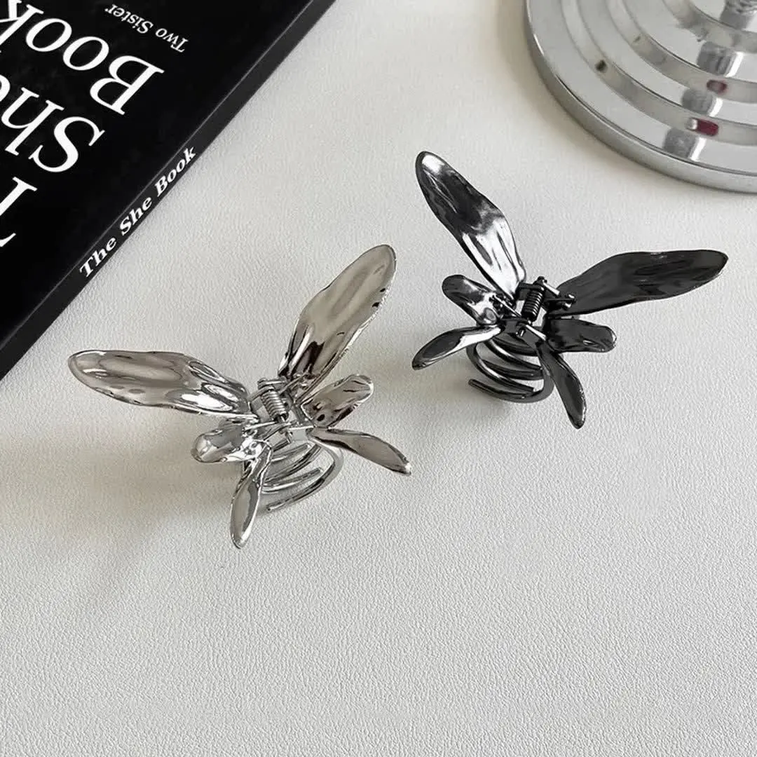 Minimalist metal butterfly clips (1) کلیپس پروانه فلزی مینیمال - Image 1