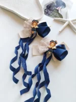 گلسر پرنسسی کرم سرمه ای دنباله دار