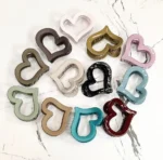 کلیپس شمعی و براق قلب (۶ سانتی) - Image 2