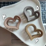 کلیپس شمعی و براق قلب (۶ سانتی) - Image 4