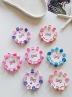 مینی کلیپس بابونه کارتی ۱۰ تایی