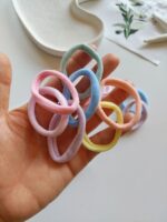 پک 12 عددی کش مو حوله ای پاستیلی اعلا (سایز بزرگ) - Image 3