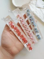 قفل مو شکوفه رنگی ( تکی ) - Image 5