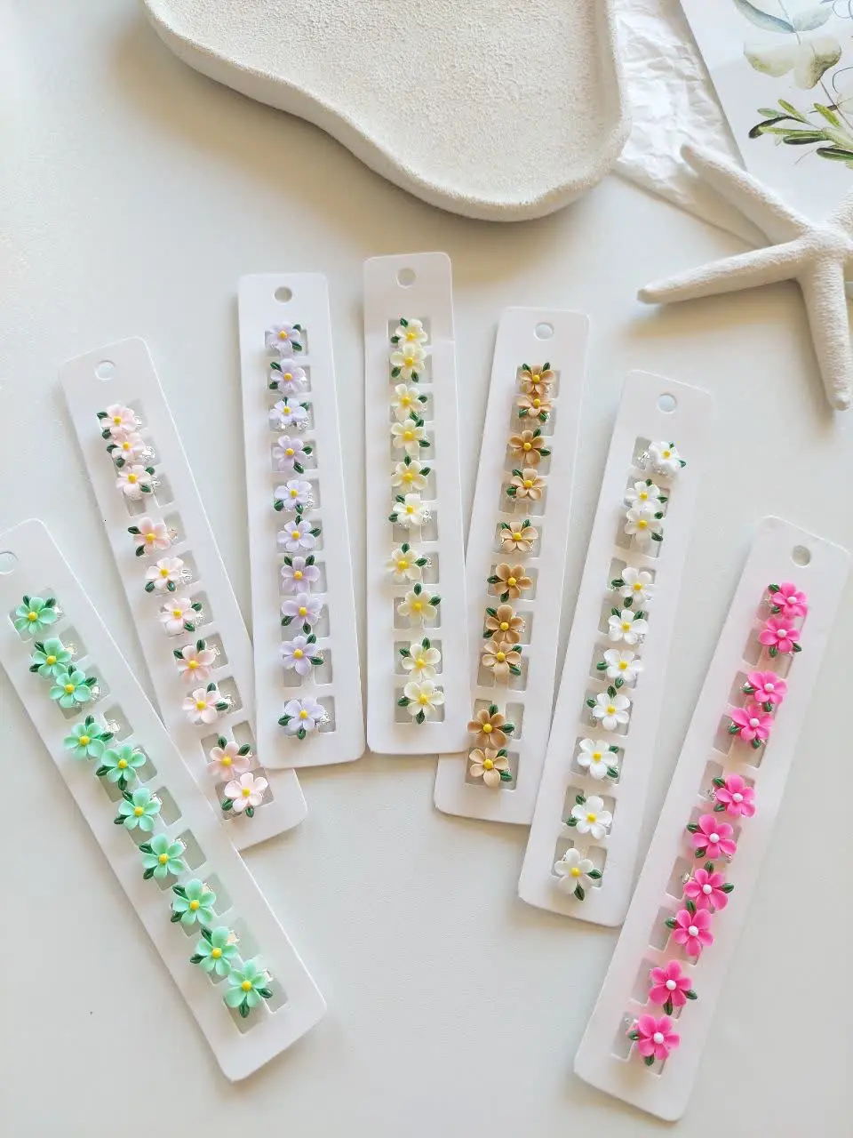 Minimalist flower hair lock (single) (3) قفل مو شکوفه مینیمال ( تکی ) - Image 1