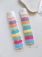 پک ۱۰ عددی گیره تق تقی شمعی پاستیلی - Image 5