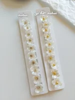 قفل مو گل ۴ پر سرامیکی ( تکی ) - Image 2