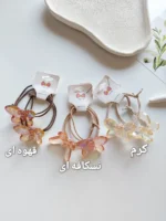پک دوتایی کش مو پروانه کریستالی - Image 8