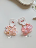 پک 2 تایی کش مو گل شیشه ای - Image 4
