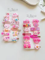 پک 14 عددی گیره مو سیلیکونی رنگی - Image 4