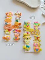 پک 14 عددی گیره مو سیلیکونی رنگی - Image 7