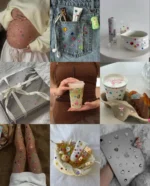 پک نگین مو  بیضی رنگارنگ چسبی - Image 3