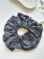 کش مو اسکرانچی پارچه ای گلدار (بیگ سایز) - Image 6