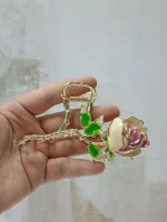 کلیپس رز رنگی فلزی - تصویر 2